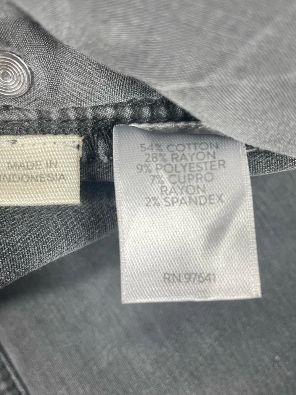J Jill Authentic Fit Slim Leg Jeans Womens 14 Grey Denim Mid Rise Ankle